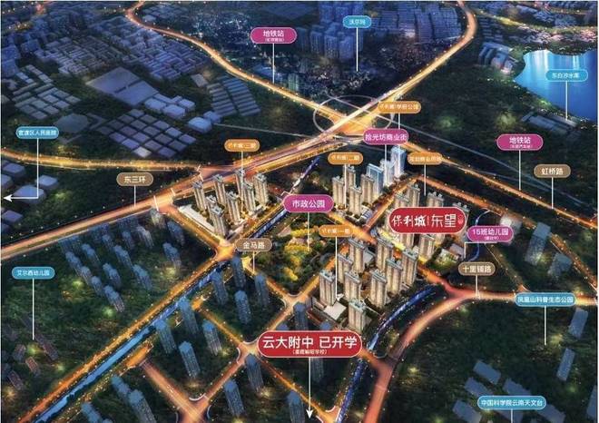 昆明保利城2026年最新价格丨保利城户型-周边配套-楼盘地址